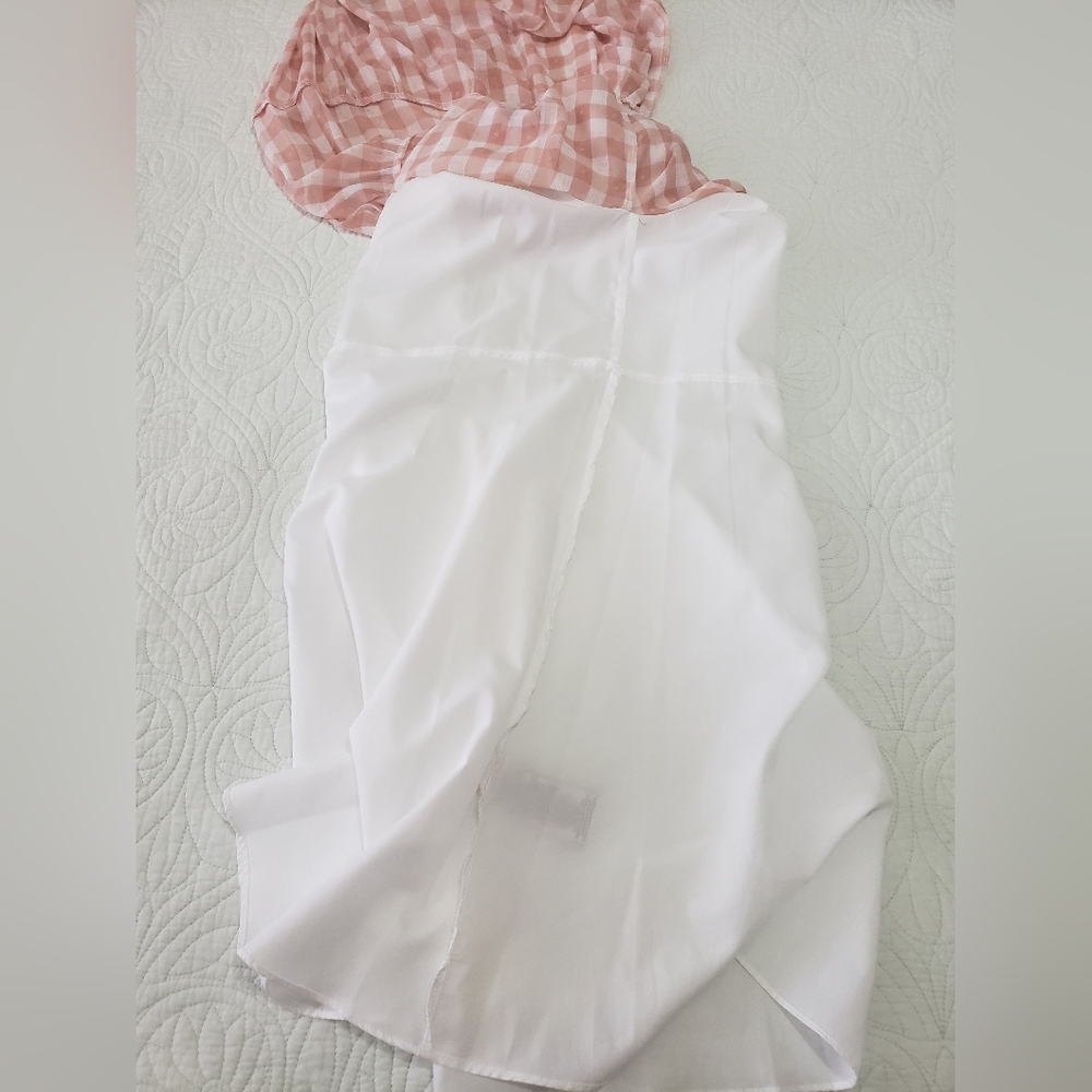 Nanette Lepore Pink Blush Gingham Dress Size 2 - Picture 10 of 13